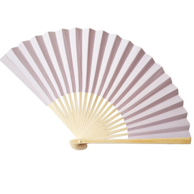 

Siaonvr Chinese Style Hand Held Fan Bamboo Paper Folding Fan Party Wedding Decor