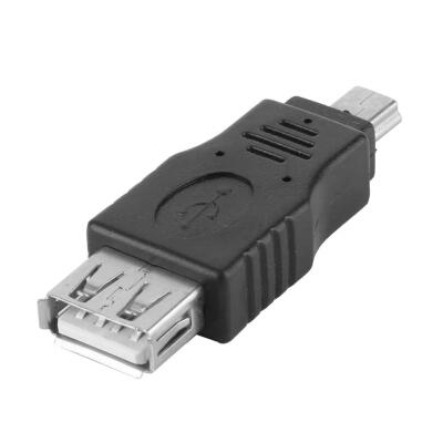 

2pcs Mini USB 5P Male to USB Female Transfer Data OTG Adapters Converters