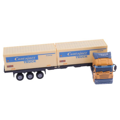 

143 Transport Container Truck Alloy Vehicle Model Simulation Model Kid Toy