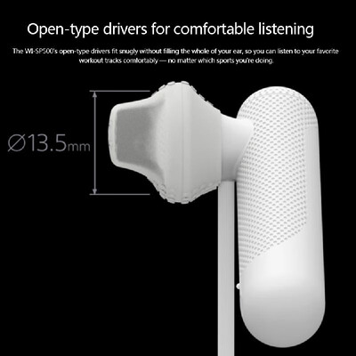 

SONY WI-SP500 Sports In-ear Headphones Wireless Bluetooth Earphones IPX4 Sweat-proof Headset Hands-free with Mic