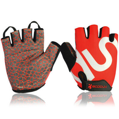 

Half Finger Cycling Gloves Bicycle Outdoor Sport Breathable Anti-skid Fingerless