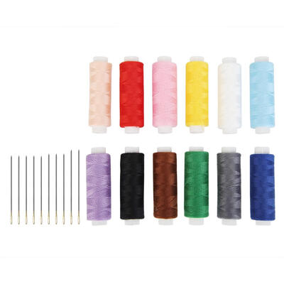 

12pcs Sewing Threads10pcs Stitching Needles Pin Mini Travel Sewing Kits