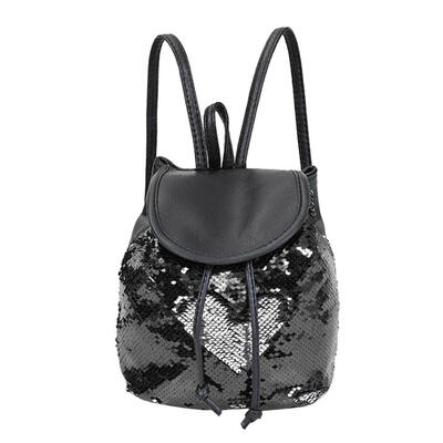 

Fashion Girls Sequins Backpack Preppy Schoolbags Drawstring Shoulder Bag