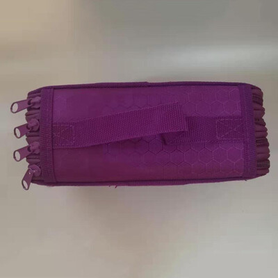 

Four-Layer 72 Holes Sketch Art Drawing Pencil Case Organizer Pure Color Pen Bag Portable Watercolor Pencil Wrap Without Pencil
