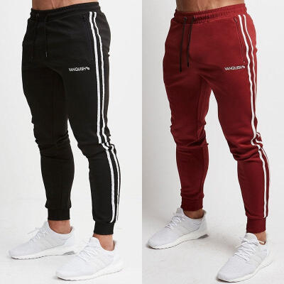 

Men Long Casual Sport Pants Gym Slim Fit Trousers Running Jogger Gym Sweatpants