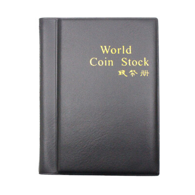 

Gobestart New Collecting 120 Pockets World Coin Collection Storage Holder Money Album Book