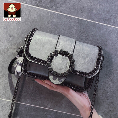 

Ins new small bag women 2019 new Korean chain small square bag Joker shoulder Messenger bag tide