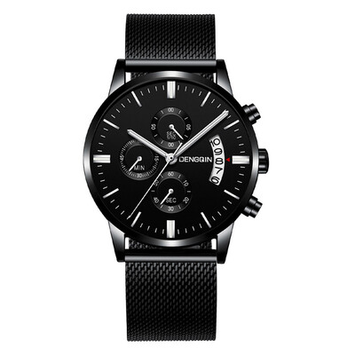 

Gobestart Luxury Watches Quartz Watch Stainless Steel Dial Casual Bracele Watch
