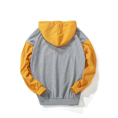 

New Japanese autumn mens round neck back print sweater long-sleeved fashion hooded pullover on the tide