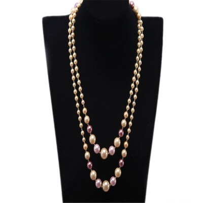 

YIAILI 6mm8mm10mm12mm shell pearl necklace 8085