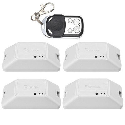 

433MHz Metal Remote Controller with Keychain with ArmDisarmHome ArmSOS 4 Buttons Remote Control