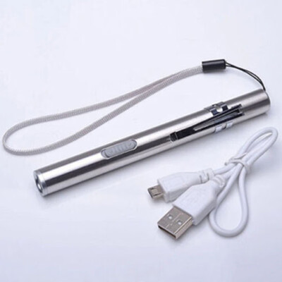 

Mini Pocket Pencil Flashlight Pencil Flashlight LED USB Charging Lamp