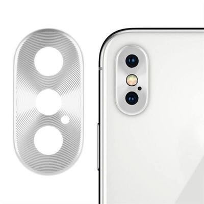 

Luxury Rear Camera Guard Circle Metal Lens Case Cover Ring Bumper Protection For iphone X lens Ring phone accessories