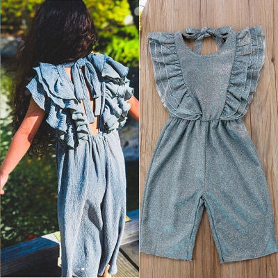 

Fashion Kids Baby Girls Ruffle Romper Bodysuit Jumpsuit Outfits Clothes Playsuit