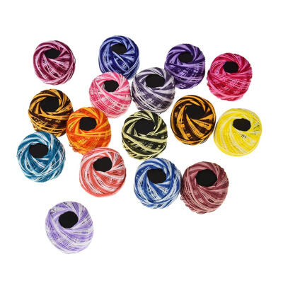 

16pcs DIY Craft Embroidery Thread Knitting Dyeing Line Sewing Accessories