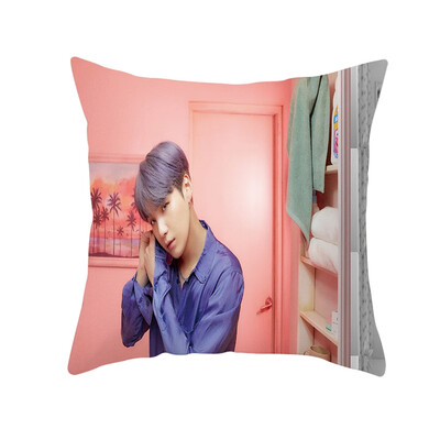 

Kpop BTS New Album MAP of The Soul Persona Concept Square Throw Pillow Cover Pillowcase Photo Printing