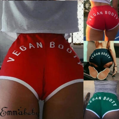 

Sexy Women Vegan Booty Sports Shorts Casual Ladies Beach Summer Running Gym Yoga Hot Pants