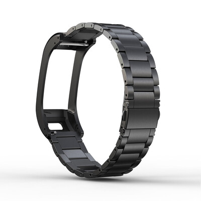 

〖Follure〗Solid Stainless Steel Watch Band Strap Bands With Frame For Garmin VIVOsmart HR