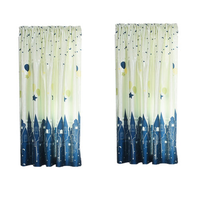 

Gobestart 2 PCS Vines Leaves Tulle Door Window Curtain Drape Panel Sheer Scarf Valances