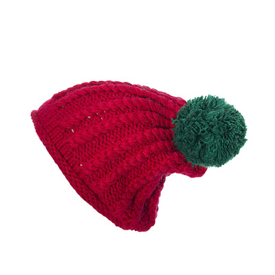

Tailored Women Winter Beanie Hat Knitted Ladies Fashion Large Pom Pom Gifts