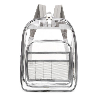 

Tailored Women Ladies Girls Transparent Shoulder Backpack Students School Travel Bag