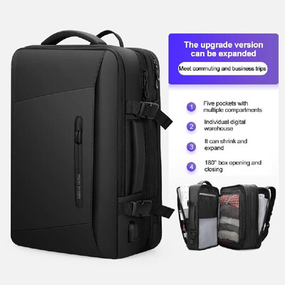 

MARK RYDEN Portable Multi-Function Large Capacity Waterproof USB Business Backpack Business Trip Anti-Theft Laptop Bag Expansion