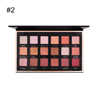 

18 Colors Women Eyeshadow Palette Shimmers Eye Natural Smoky Cosmetics Make Up
