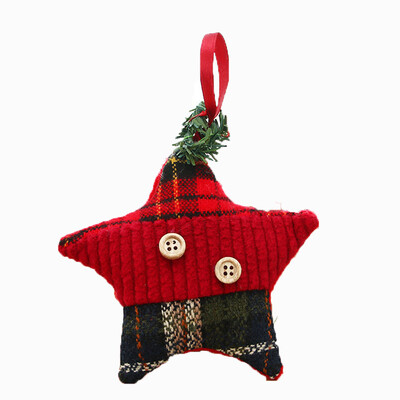 

Gobestart Christmas Ornaments Gift Santa Claus Snowman Reindeer Toy Doll Hang Decorations