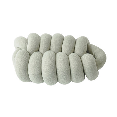 

Toponeto Knotted Solid Color Winding Sofa Cozy Cushion Home Decorative Bedroom Pillow