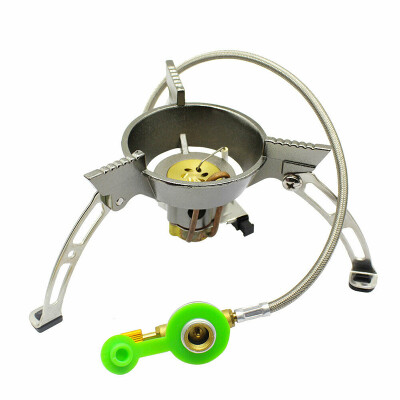 

Collapsible Split Windproof Whirlwind Butane Gas Stove Camping Picnic Burner