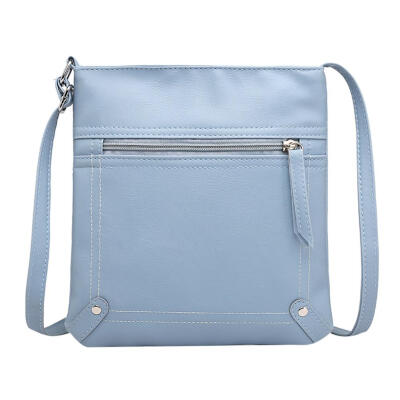 

Solid Color Shoulder Messenger Handbags Women Leather Casual Crossbody Bags