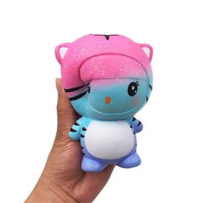 

Tailored Squishy Colourful Tiger Scented Charm Slow Rising Squeeze Stress Reliever Toy