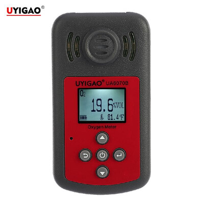 

UYIGAO Brand New Handheld Portable Automotive Mini Oxygen Meter High Precision O2 Gas Tester Monitor Detector with LCD Display Sou