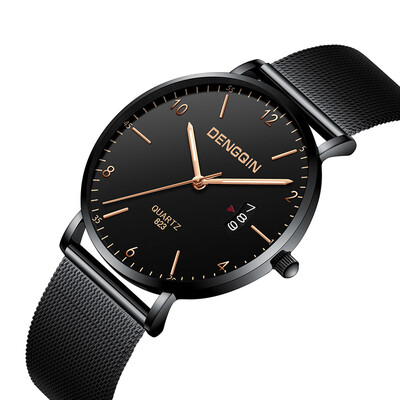

Gobestart Luxury Quartz Sport Military Stainless Steel Dial Band Wrist Watch