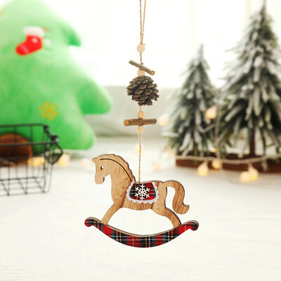 

Christmas Decorations Wooden Ornament Xmas Tree Hanging Pendant Ornament New
