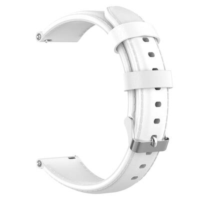 

1pc 20mm Adjustable Leather Smart Watch Band Wrist Strap for Amazfit Bip