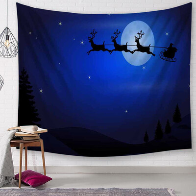 

〖Follure〗Christmas Tapestry Santa Print Wall Hanging Tapestry Art Home Decor