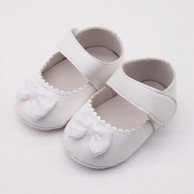 

Toddler shoes for girl Bow knot solid color shallow mouth princess shoes baby shoes baby solid color for 0-18M