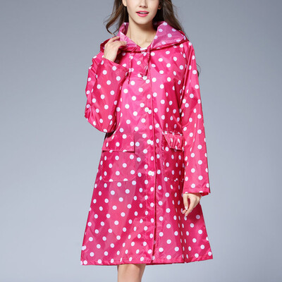 

Roseonmyhand Womens Wave Rain Jacket Outdoor Waterproof Windproof Coat Outwear