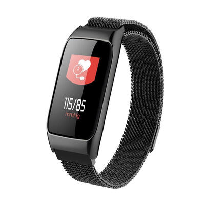 

DMDG Color Screen Smart Bracelet Magnetic Watch Strap Metal Heart Rate Blood Pressure Oxygen Fatigue Health Monitoring