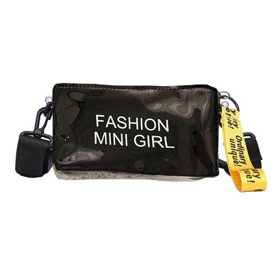 

Women Clear Transparent PVC Jelly Printed Handbags Crossbody Shoulder Bags
