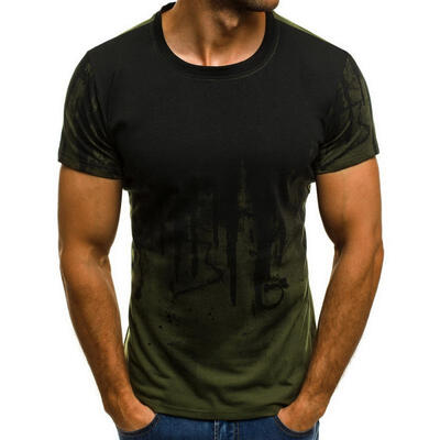 

2018 NEW Fashional Sports T Shirt Summer Man Shirt Floral Print Shirt