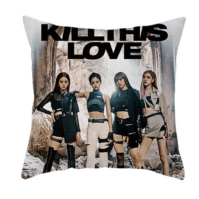 

Kpop Blackpink New Album "Kill This Love"&TWICE"Fancy You" Square Throw Pillow Case Cushion Cover 18x18 inch
