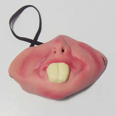 

FUNNYBUNNY Funny Adult Party Mask Latex Clown Cosplay Half Face Horrible Scary Masks Masquerade Halloween Party Decor Halloween