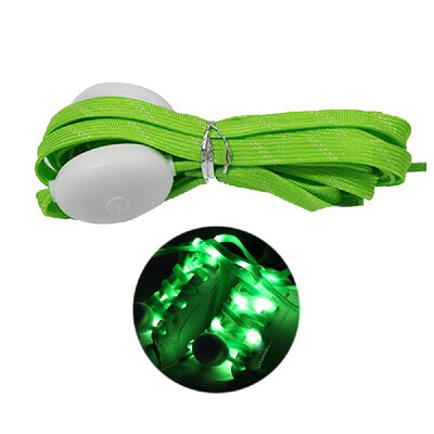 

One Pair of Fashionable LED Luminous Shoelaces Nylon Strap Colorful Flashing Light Shoe Lace 12m Length