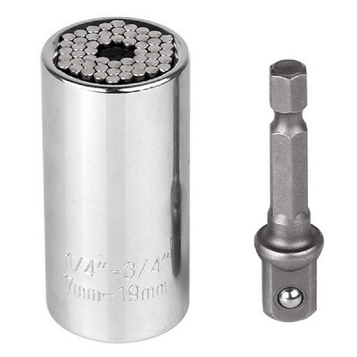 

3 PieceSet Self-Adjusting Universal Socket Wrench Set Sockets Sleeve 7-19mm Power Drill Ratchet Bushing Spanner Key Gator Magic G