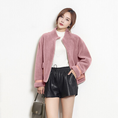 

Tailored Winter Lady Womens Warm Faux Splice Zipper Coat Jacket Outerwear