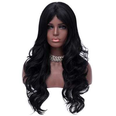 

Synthetic Middle Part Curly Long Wig Women Party Salon Hair