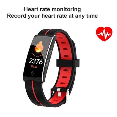 

F10C Smart Bracelet IP68 Waterproof Heart Rate Blood Pressure Smart Band
