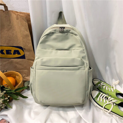 

The Simple&Ancient Backpack&Shoulder Bag for Senior High School Students in Korean Edition of INS Bookbag